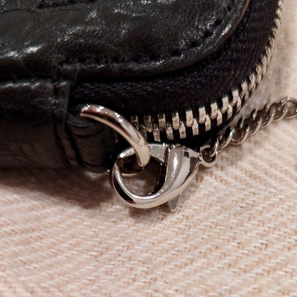 NWOT Crossbody Leather Purse With Chain Strap & Dust Bag (Korean Brand) - Picture 10 of 16